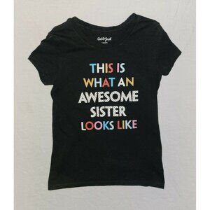 Cat And Jack Awesome Sister Tee 6